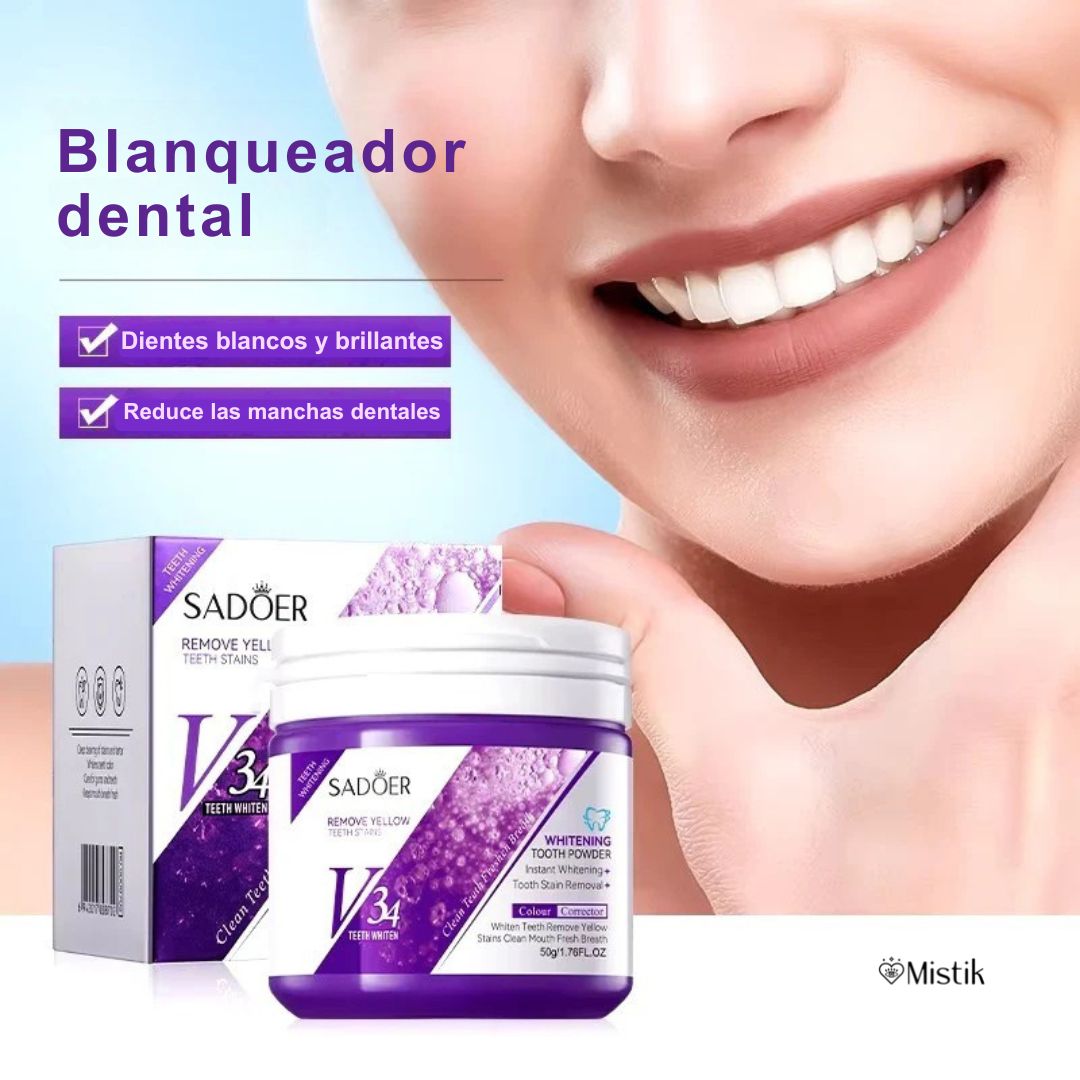 SmileUp® Polvo Blanqueador Dental V34