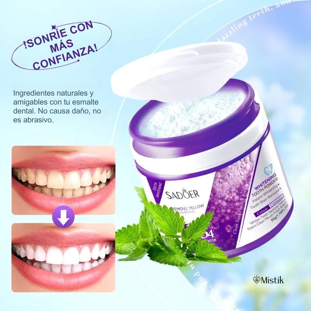 SmileUp® Polvo Blanqueador Dental V34