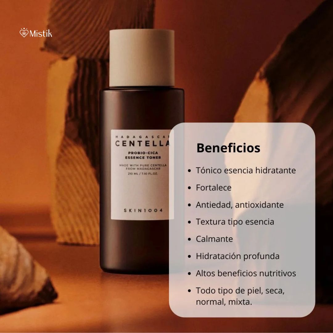 Repara tu piel con este Tónico de Centella de Madagascar y Probióticos de SKIN1004