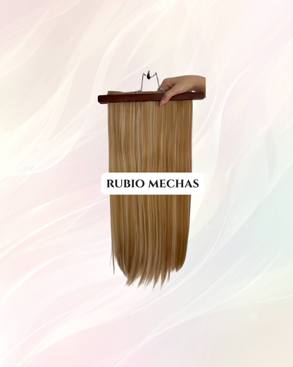 Extensiones de Cabello Semi Humanas Lisas Luxe