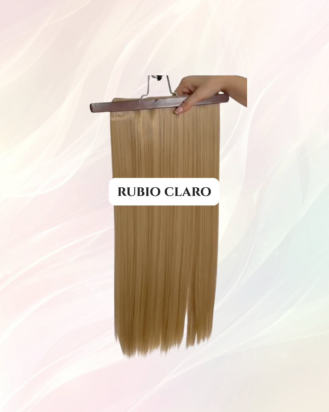 Extensiones de Cabello Semi Humanas Lisas Luxe