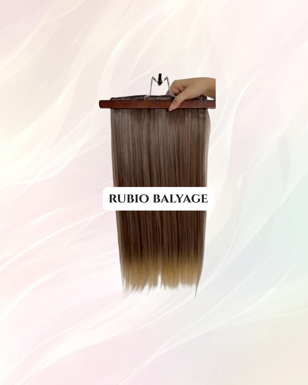 Extensiones de Cabello Semi Humanas Lisas Luxe