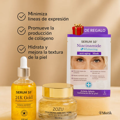 Combo Renacer de Oro 24K Gold