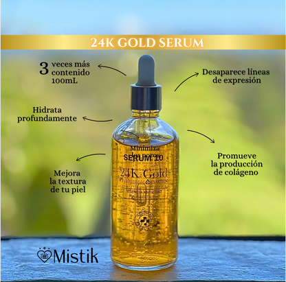 Acqua d'Oro Serum 10 Ácido Hialurónico Niacinamida 24k Gold✨ 100mL