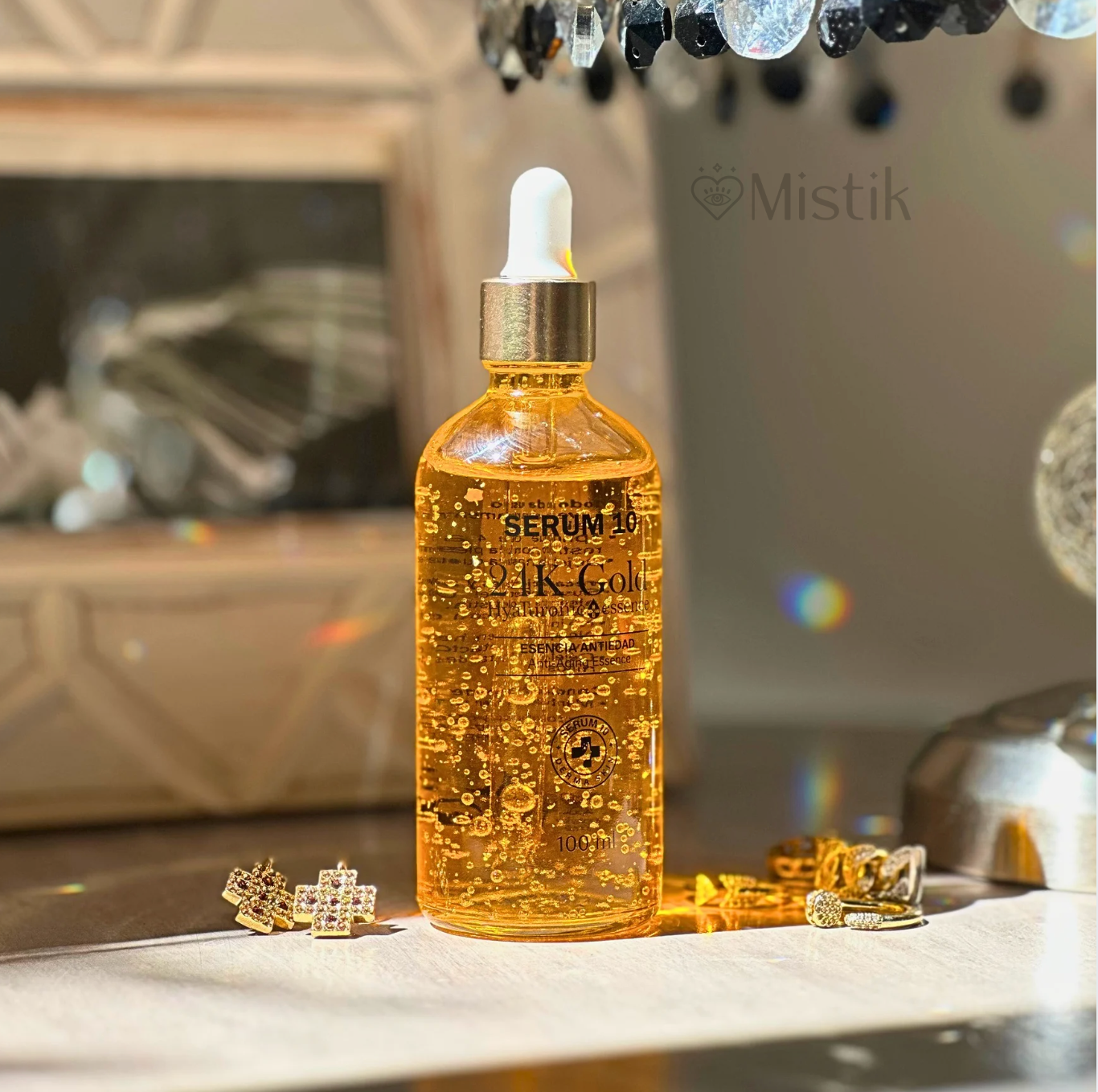 Acqua d'Oro Serum 10 Ácido Hialurónico Niacinamida 24k Gold✨ 100mL – Mistik Store
