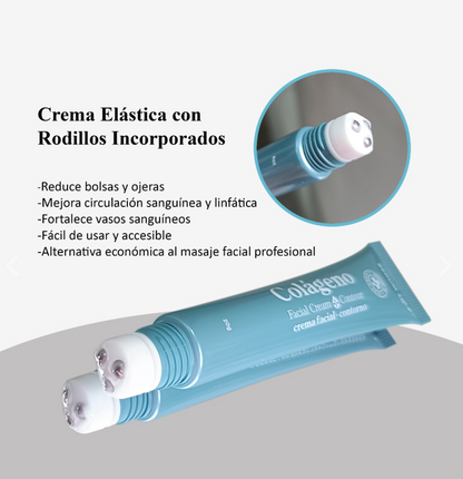 Combo Piel Joven - Crema Antiedad Colágeno Y Contorno de Ojos con Niacinamida SERUM 10
