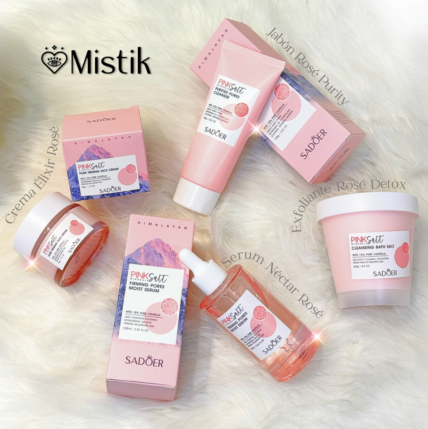 1 Kit Amanecer Rosé - Sal del Himalaya + Centella Asiática.