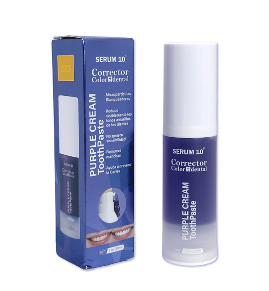 PURPLE CREAM Corrector de Color Dental SERUM 10