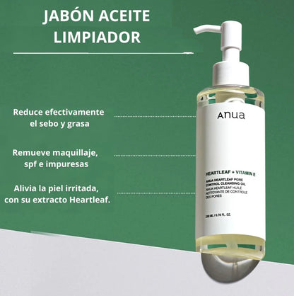 🌿 PURESKIN™ – Aceite Limpiador Coreano para el Control de Poros ✨